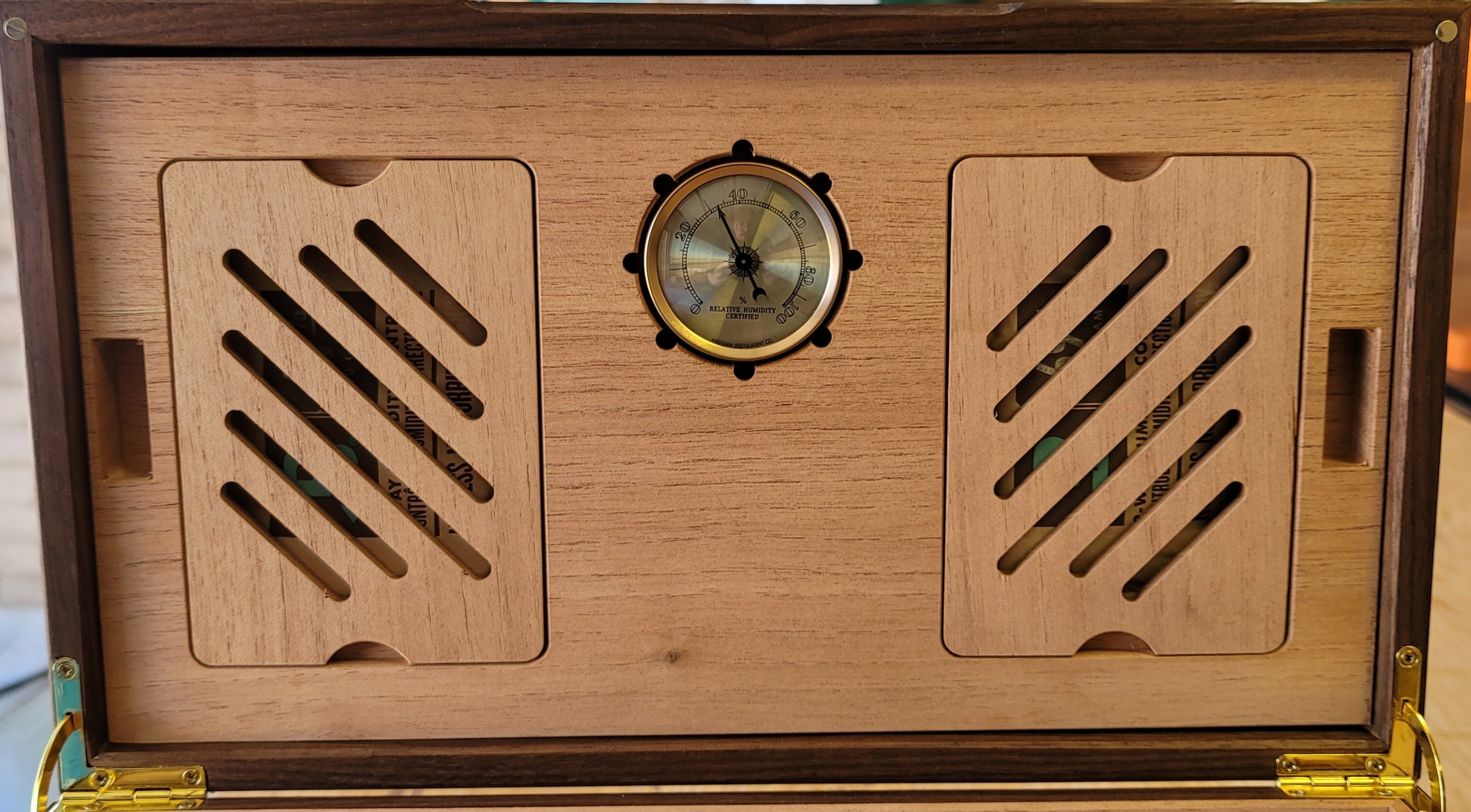 Cigar Humidor - Wenge with Spanish Cedar Lining - 80 Capacity