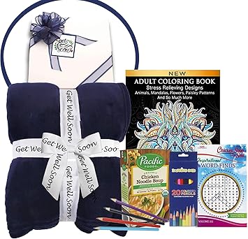 Get Well Gift Box of Comfort-  get well soon gift basket - get well