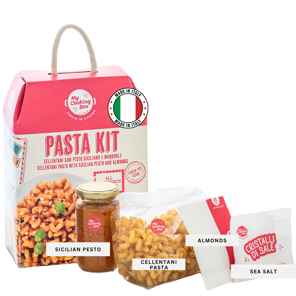 My Cooking Box, Cellentani Pasta with Sicilian Pesto and Almonds kit