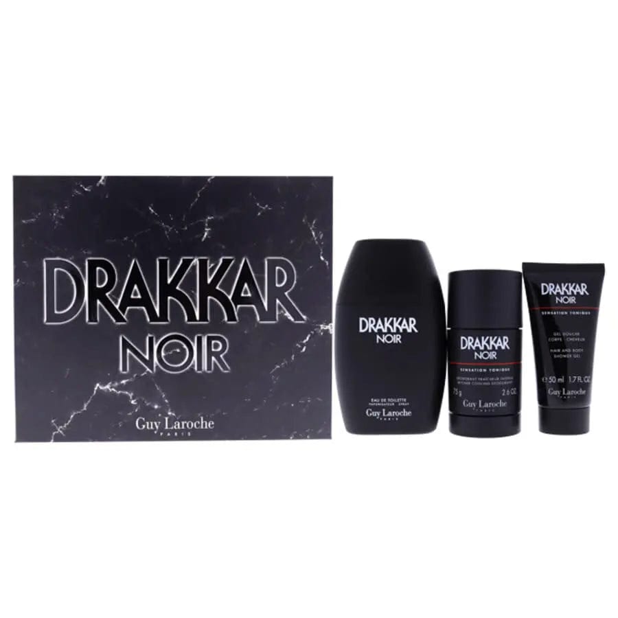 Drakkar Noir By Guy Laroche For Men 3Pcs Set EDT Spray