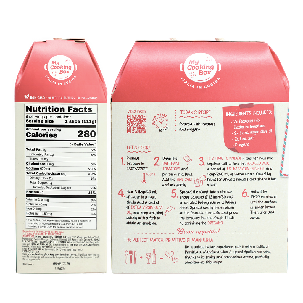 My Cooking Box, Focaccia Mix Kit