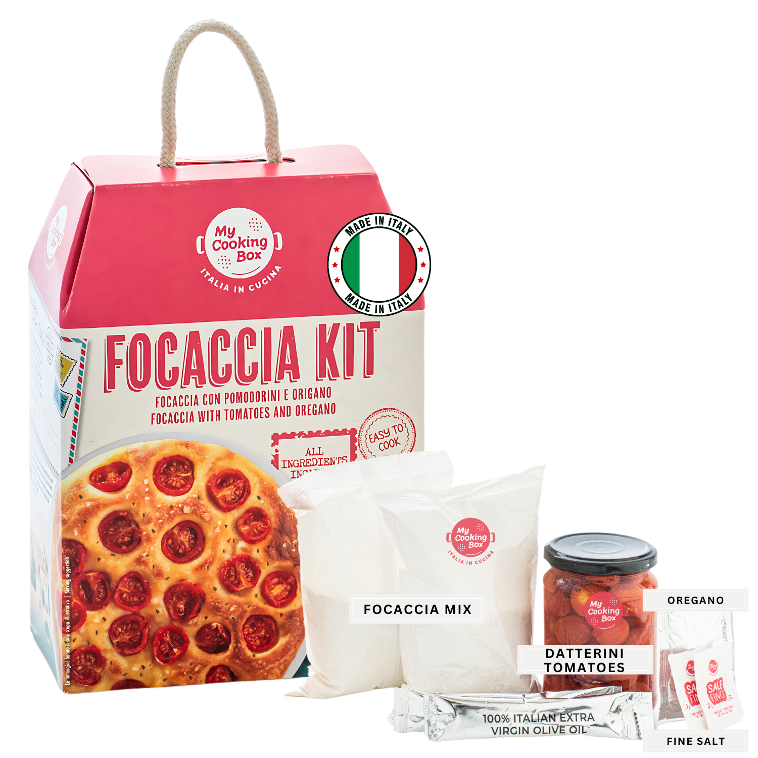 My Cooking Box, Focaccia Mix Kit