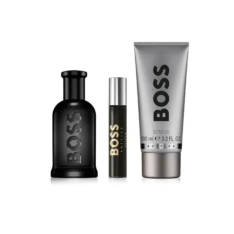 Grey Parfum By Hugo Boss For Men (3pc Gift Set)