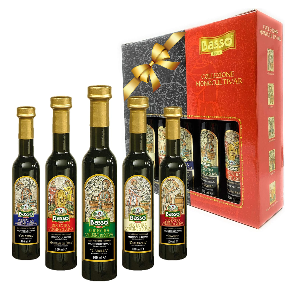 Basso 1904 Extra Virgin Olive Oil Limited Edition Gift Set (5 x 100 ml)