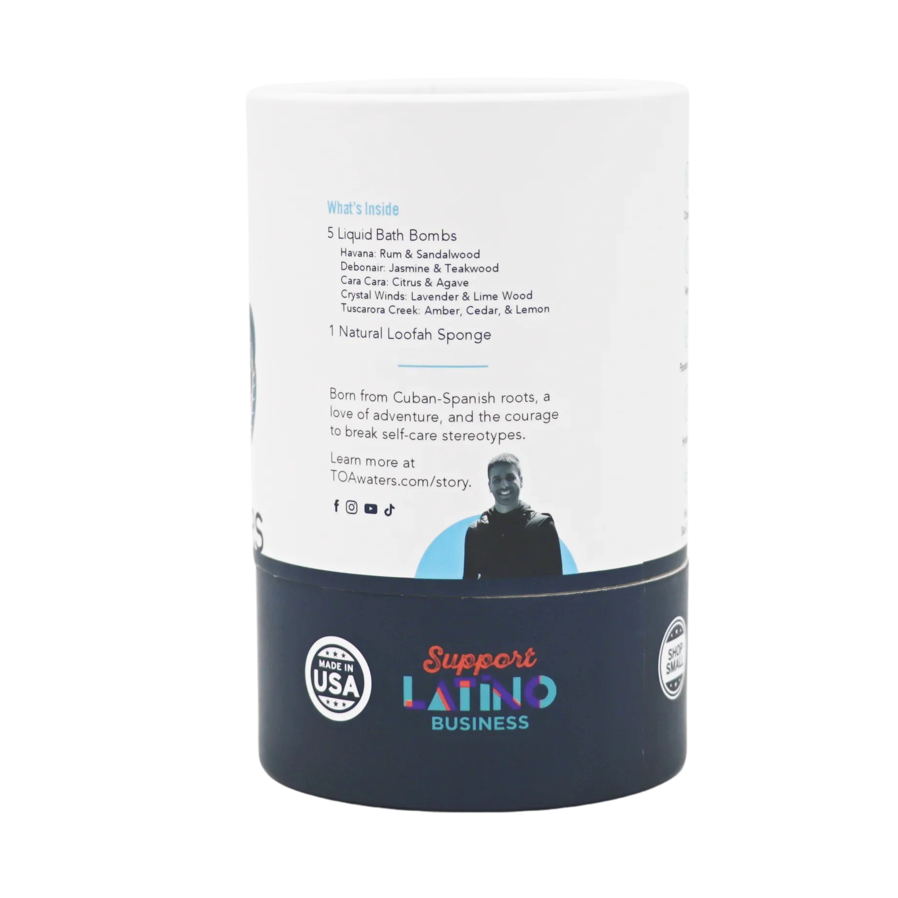 Liquid Bath Bombs and Loofah Sponge Gift Set