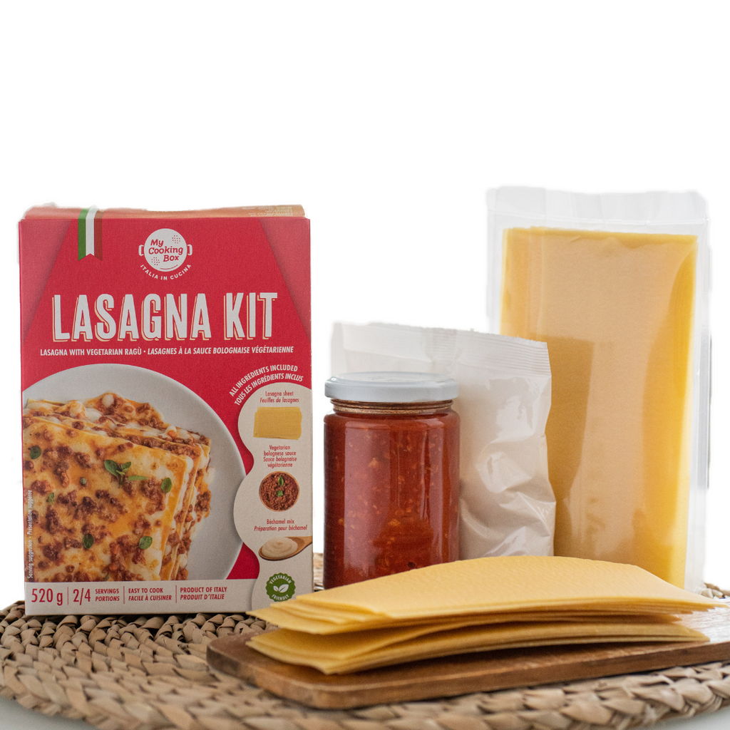 My Cooking Box, Lasagna Meal Kit with Vegetarian Rag