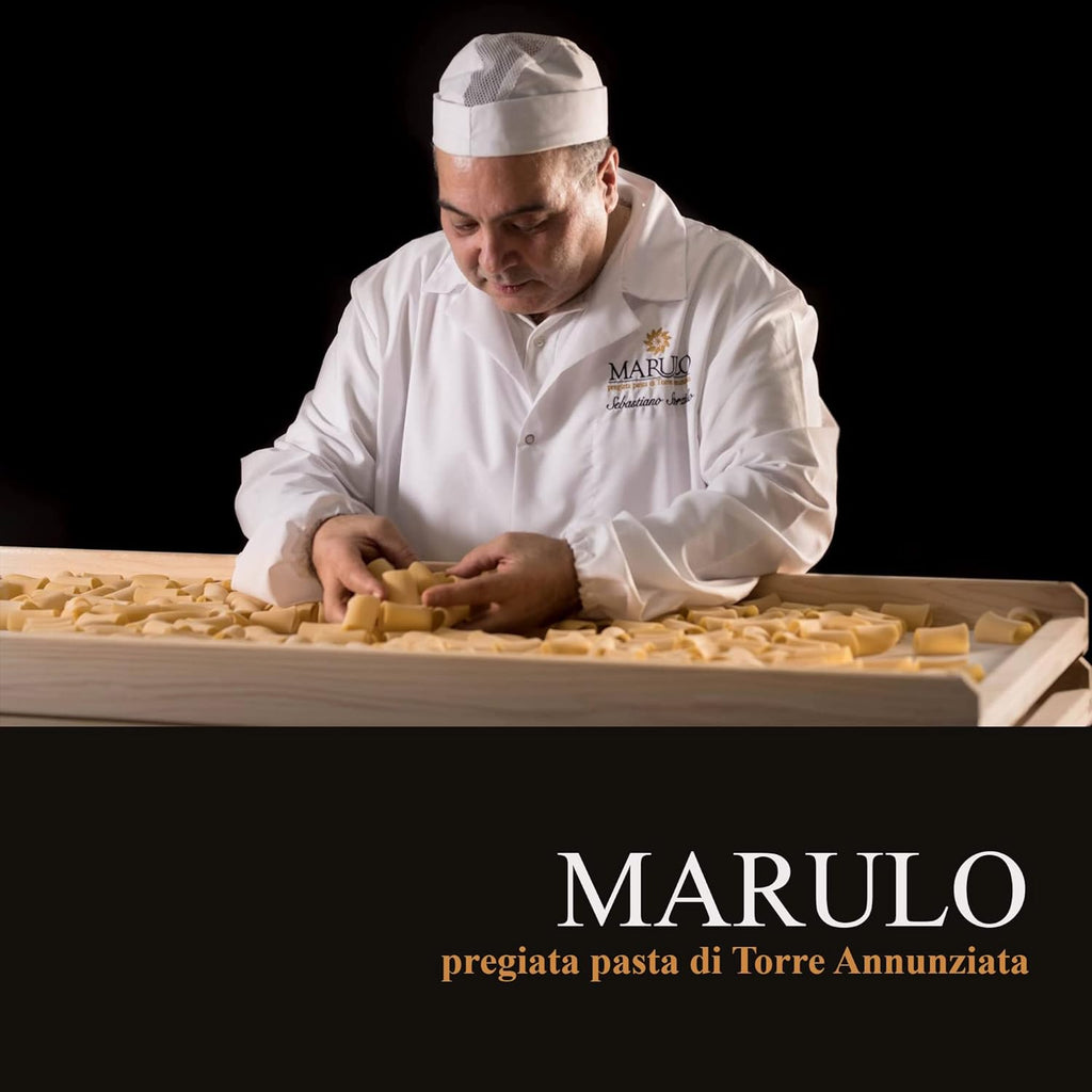 Marulo, Calamarata Pasta, Artisan Bronze Die-Cut Pasta, 12 Pack x 1.1 lb