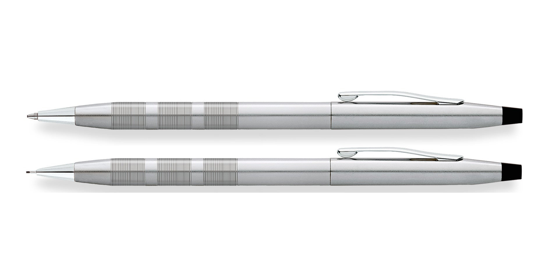 Classic Century® Satin Chrome Ballpoint Pen & 0.7MM Pencil Set