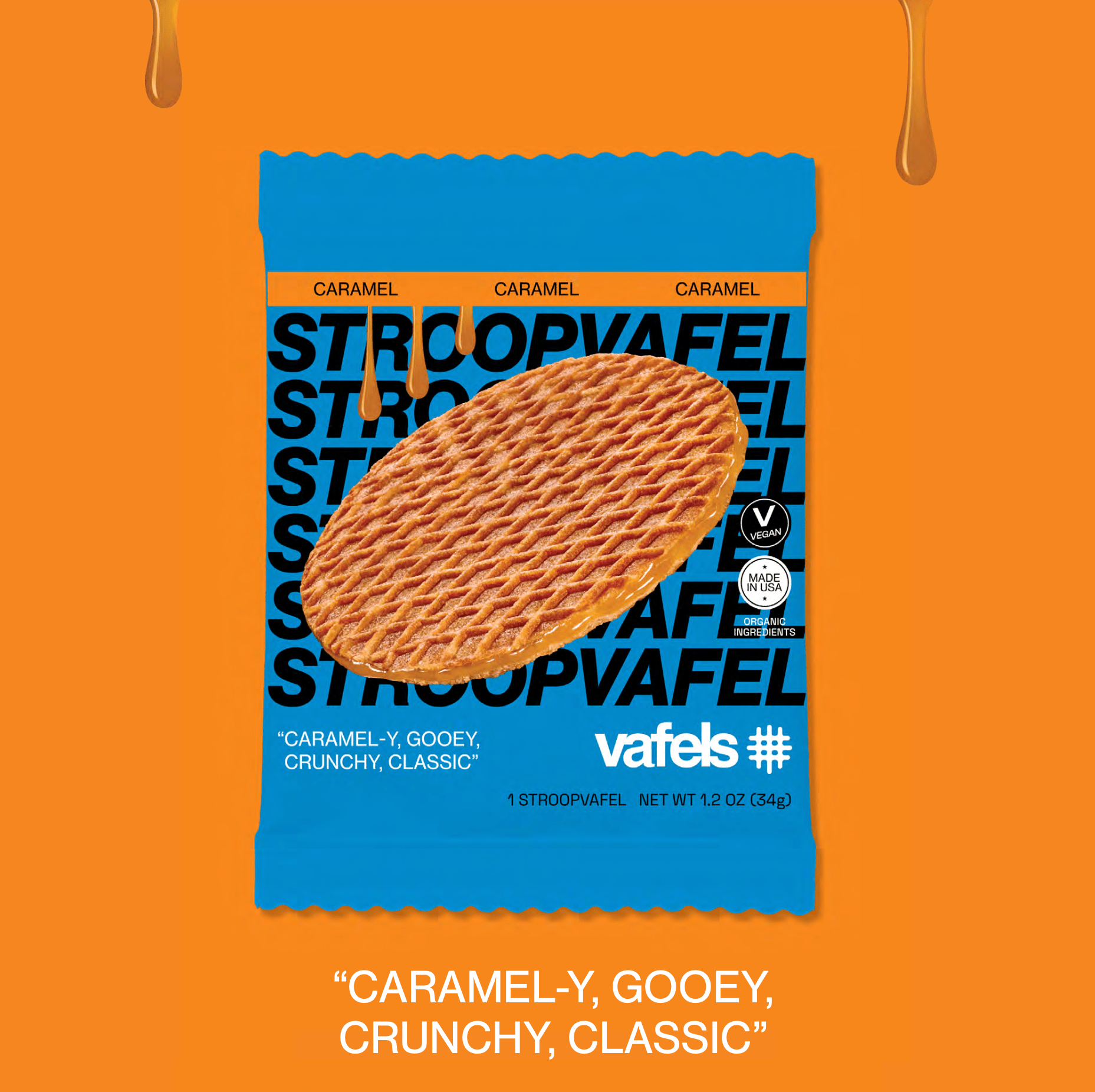 Gluten-Free Caramel Stroopvafels - Box of 10