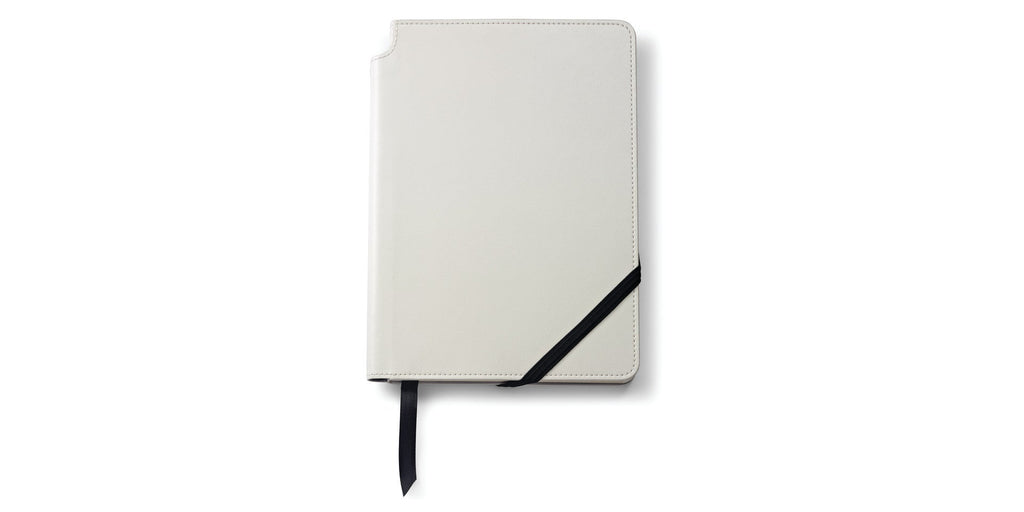 Calais™ Pearlescent White Lacquer Ballpoint and White Journal Gift Set